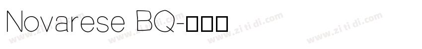 Novarese BQ字体转换